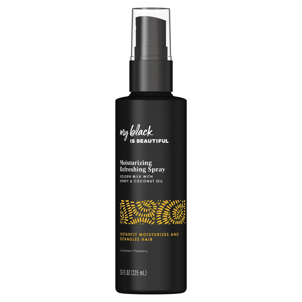 My Black is Beautiful Moisturizing Luxe Detangler Spray With Coconut Oil, Honey And Turmeric, 7.6 Oz